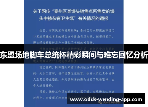 东盟场地脚车总统杯精彩瞬间与难忘回忆分析