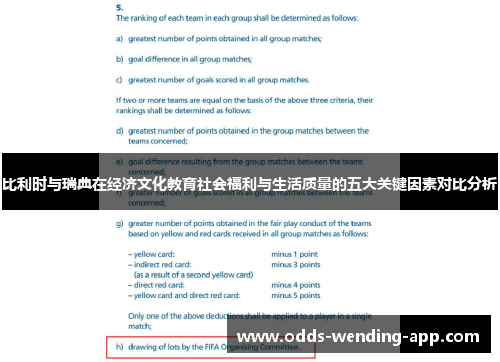 比利时与瑞典在经济文化教育社会福利与生活质量的五大关键因素对比分析